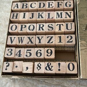Alphabet Stamp Kit NEW